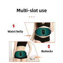 Ceinture de massage VIBELUX – Soin relaxant et maintien abdominal ferme/sculte et relaxe