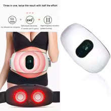 Ceinture de massage VIBELUX – Soin relaxant et maintien abdominal ferme/sculte et relaxe