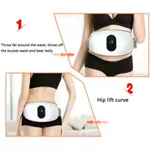 Ceinture de massage VIBELUX – Soin relaxant et maintien abdominal ferme/sculte et relaxe