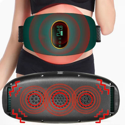 Ceinture de massage VIBELUX – Soin relaxant et maintien abdominal ferme/sculte et relaxe